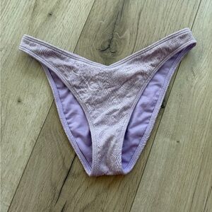 Hollister Lavender Jacquard Bikini Bottoms